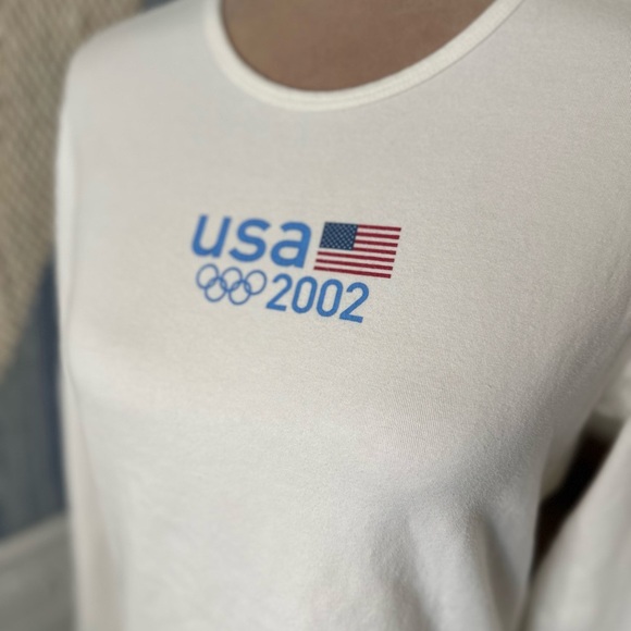 Vintage ROOTS USA Olympic Team 2002 Salt Lake City Shirt - Picture 4 of 10